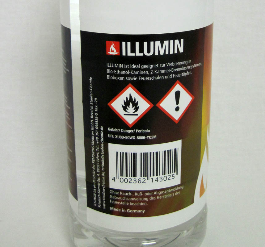 Bio-Ethanol 1L Illumin