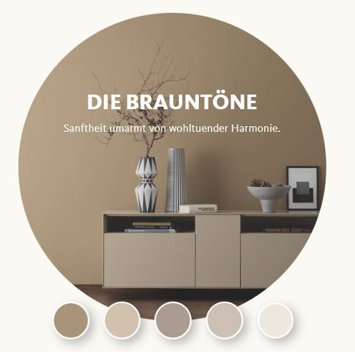 Designfarbe Warmes Erdbraun Nr. 6 2,5 l