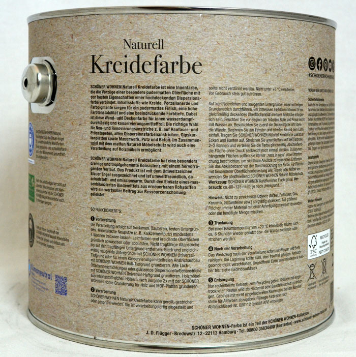 Naturell Kreidefarbe Sommertag 2,5 l