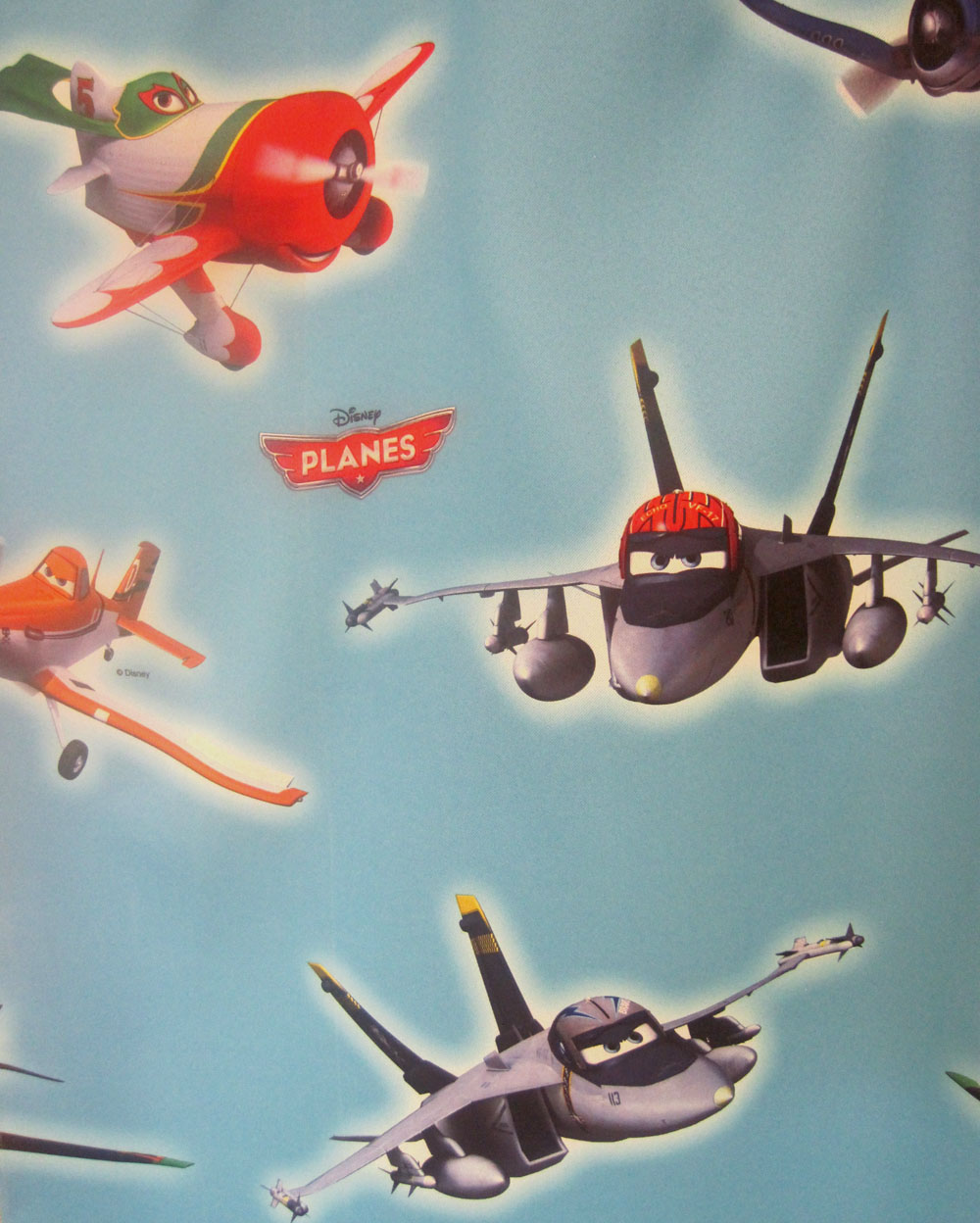 Disney Planes-Kinderzimmerstoff Black - Out 150 cm breit