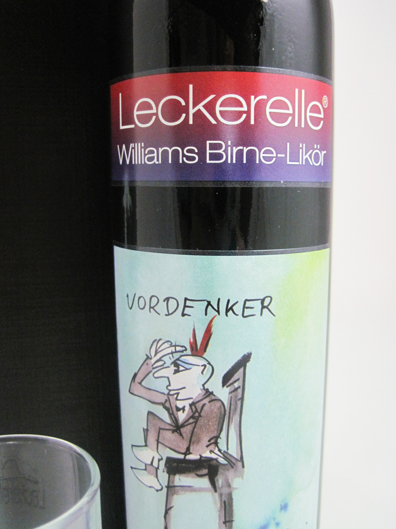 Leckerelle Geschenkkarton "Vordenker" 350ml mit 2 Gläser