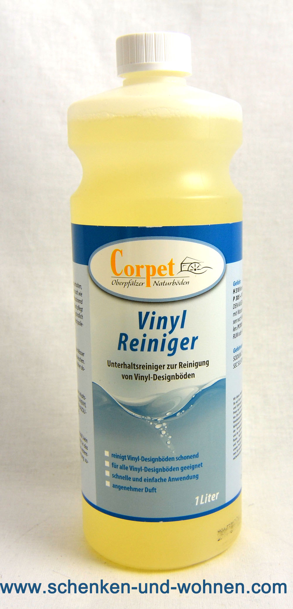 Pflegeset für Vinyl-Designböden - Grundschutz & Reiniger - 2x 1 Liter