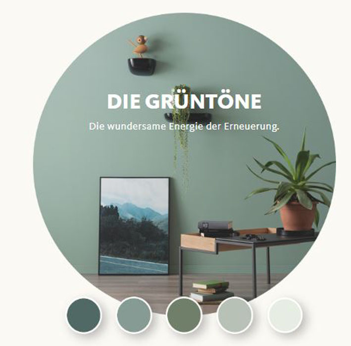 Designfarbe Besinnliches Waldgrün Nr. 26 2,5 l