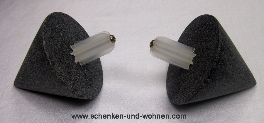 Endstück Stone für Stilgarnitur 16 mm 1 Paar