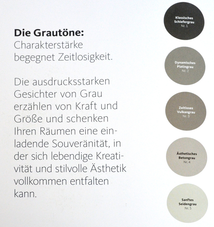 Designfarbe Klassisches Schiefergrau Nr. 1 2,5 l