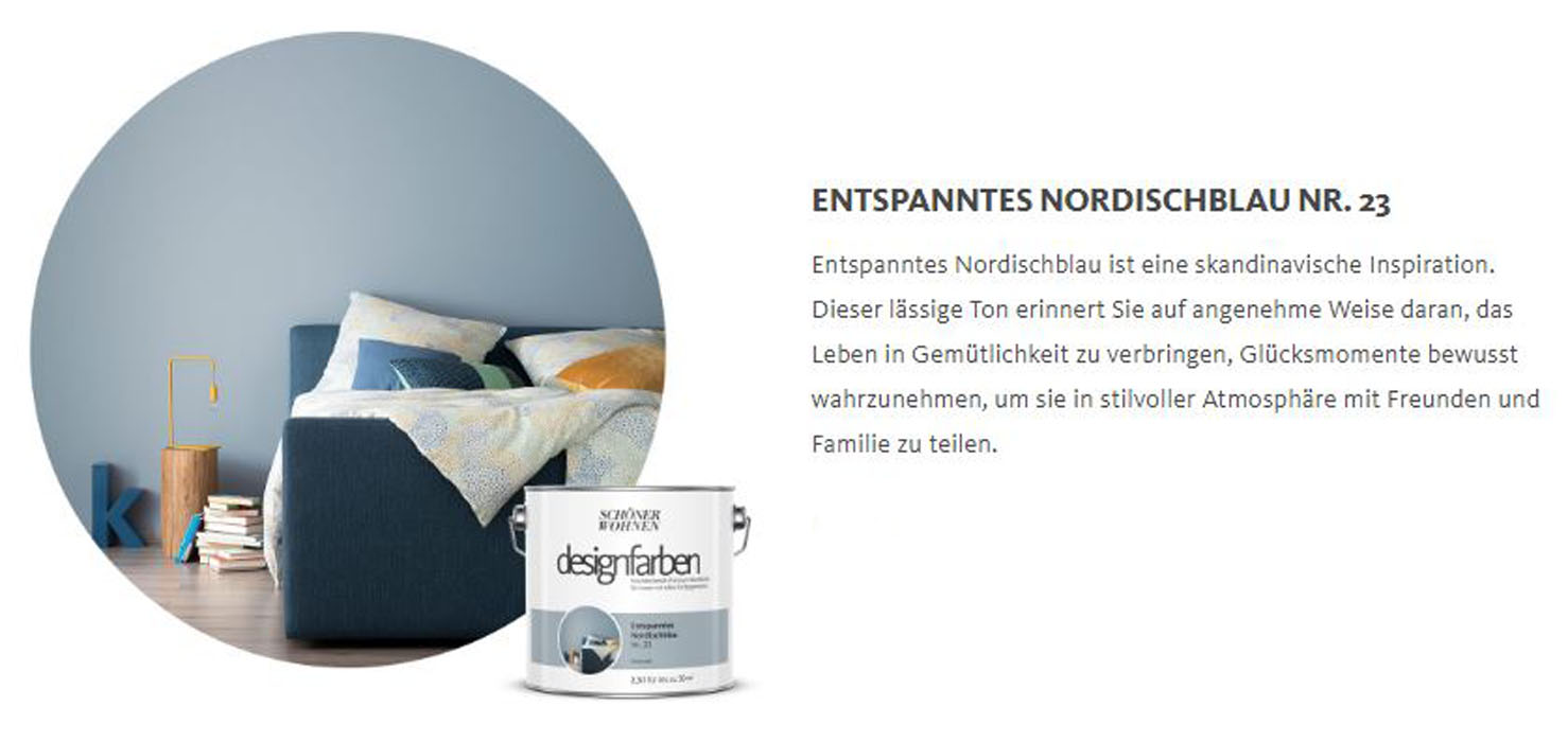 Designfarbe Entspanntes Nordischblau Nr. 23 2,5 l