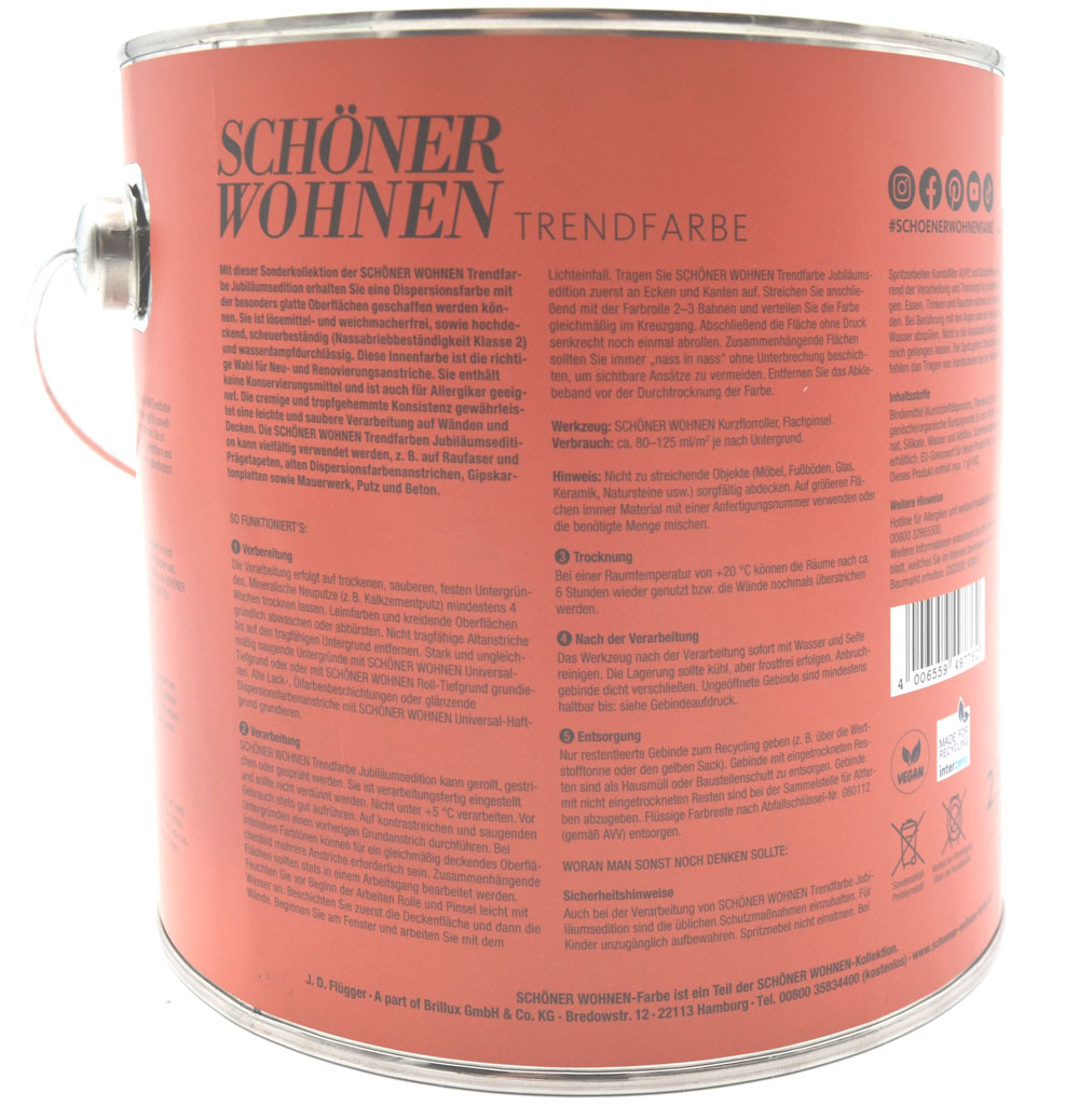 Schöner Wohnen Trendfarbe matt 2,5 l Summer