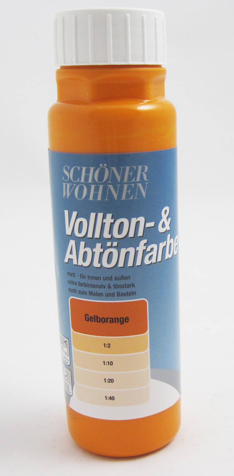 Voll- und Abtönfarbe Gelborange 125 ml