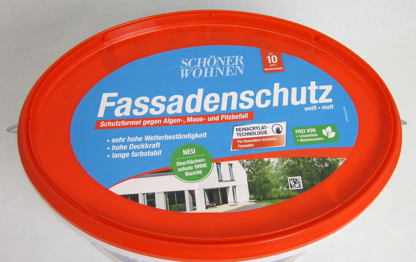 Schöner Wohnen 1Ltr, Fassadenschutz weiß, Matt, für Aussen