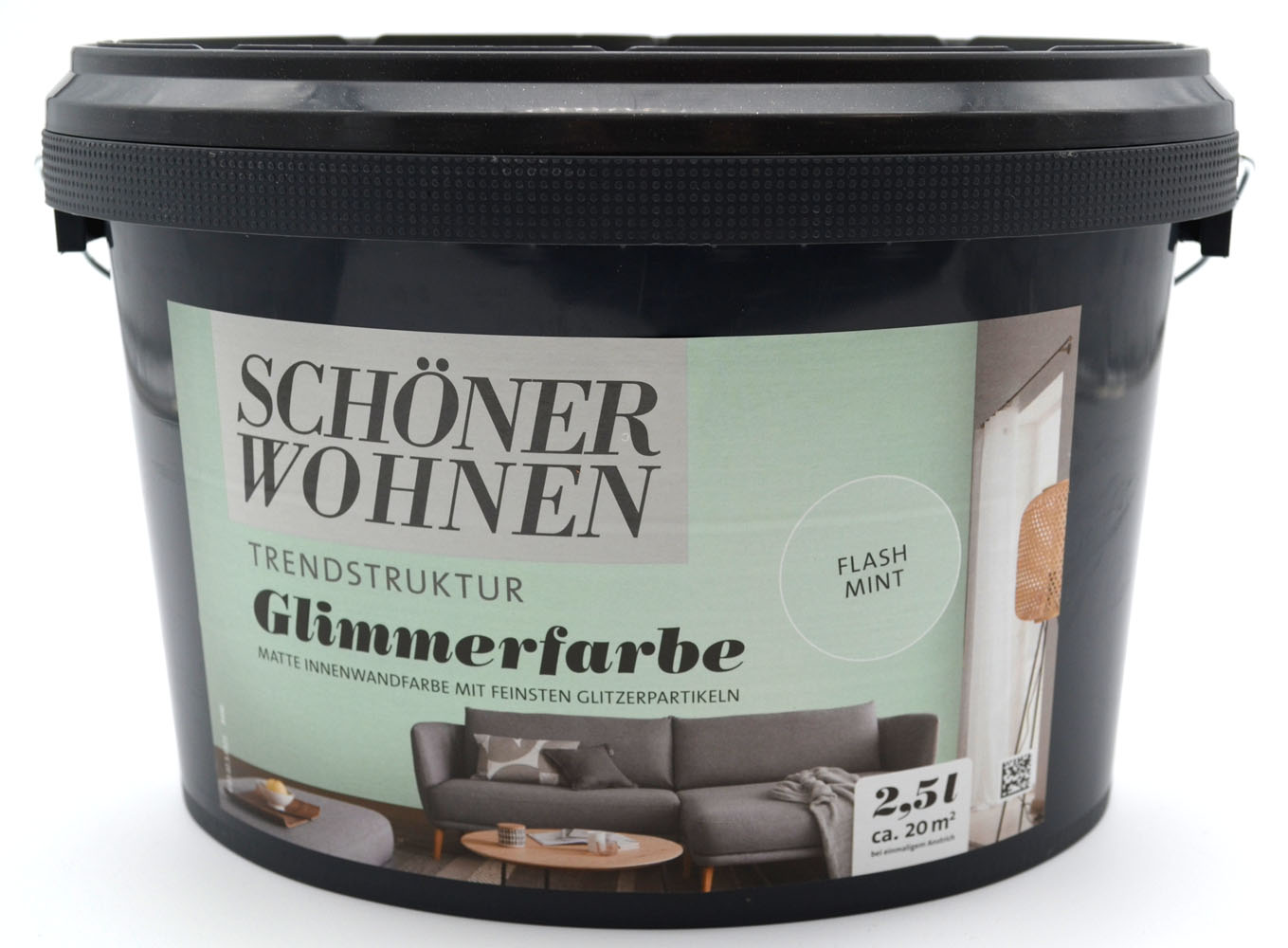 Glimmerfarbe Schöner Wohnen 2,5 l Flash Mint