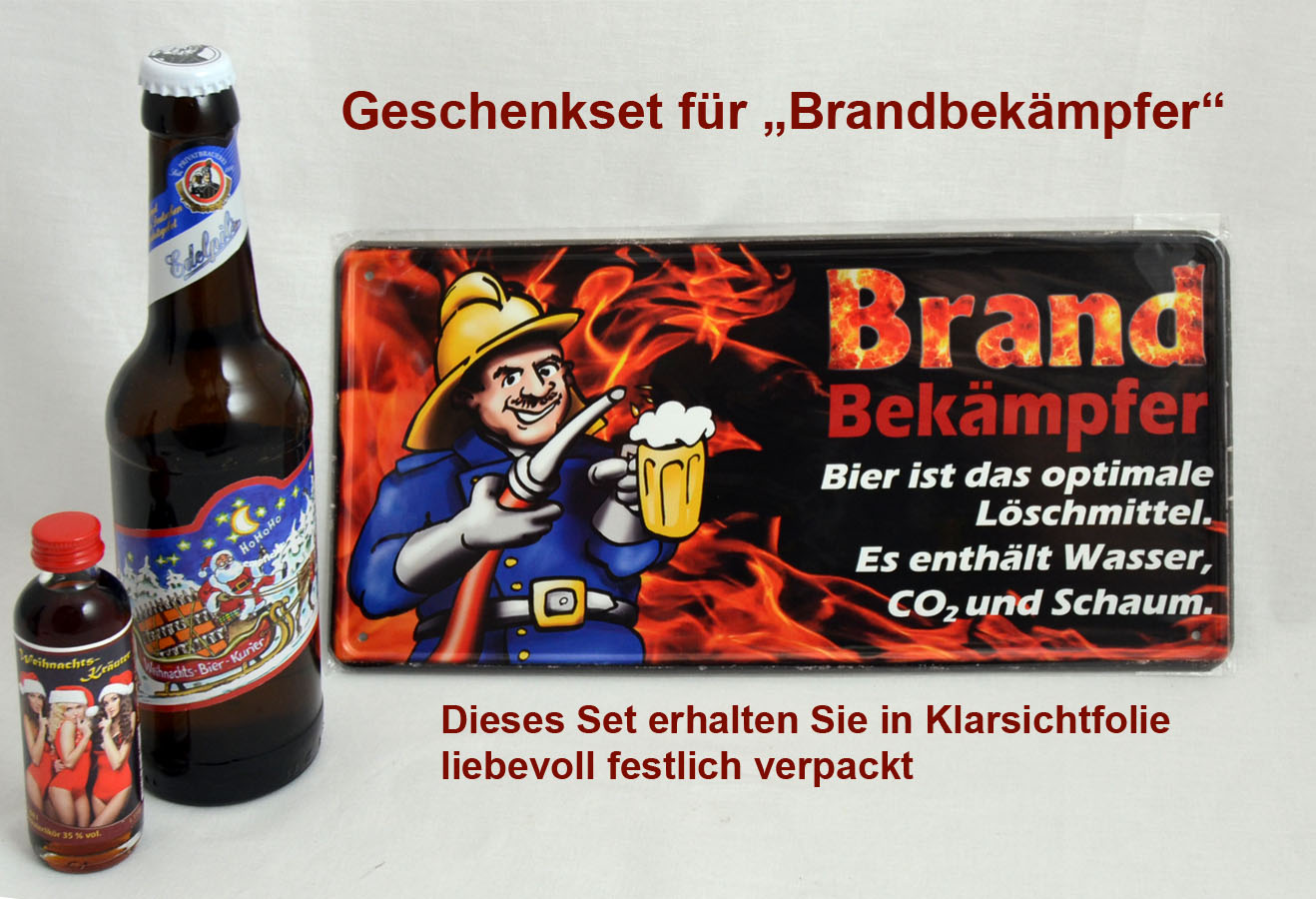 Geschenk-Set für "Brandbekämpfer"